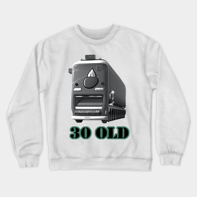 30 old bus Crewneck Sweatshirt by Neon-Arts